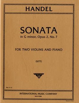 Handel, G F: Sonata G minor op.2/7