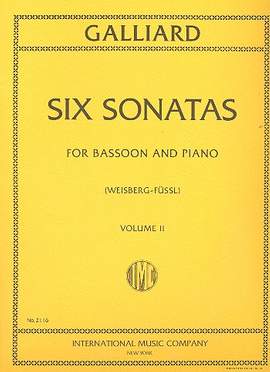 Galliard, J E: Six Sonatas Volume 2 Vol. 2