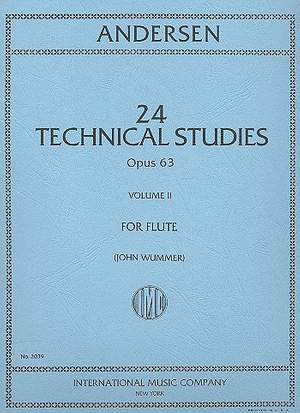Andersen, J: 24 Technical Studies Vol. 2 op. 63 Vol. 2