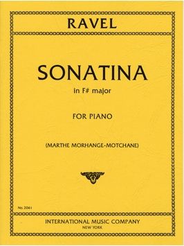 Ravel, M: Sonatina Fs-maj