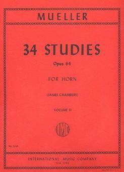 Mueller, B E: 34 Studies Volume 2 op. 64 Vol. 2