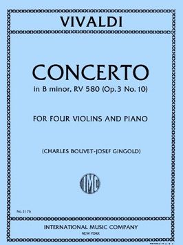 Vivaldi: Concerto B minor op.3/10 RV580
