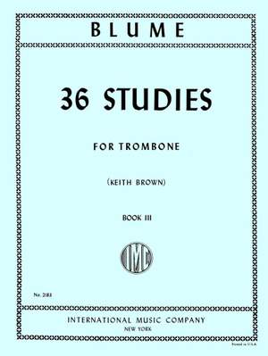 Blume, O: 36 Studies Volume 3 Vol. 3