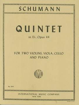 Schumann, R: Quintet in E flat major E flat major op. 44