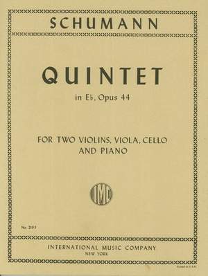 Schumann, R: Quintet in E flat major op. 44