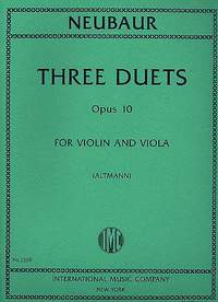 Neubauer, F K: Three Duets op. 10