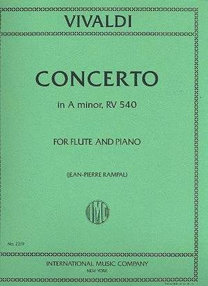 Vivaldi: Concerto Amin Fl Pft.red