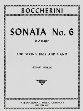 Boccherini, L: Sonata No. 6 in A major A major