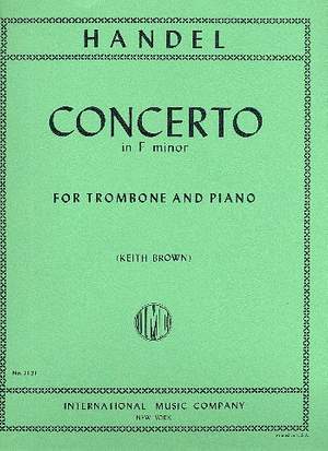 Handel, G F: Concerto in F minor