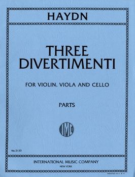 Haydn, J: Three Divertimenti
