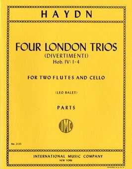Haydn, J: Four London Trios Hob. IV: Nos. 1-4