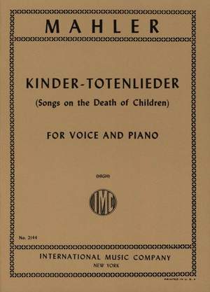 Mahler, G: Kindertotenlieder (high voice)