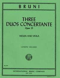 Bruni, A B: 3 Duo Concertantes op. 25