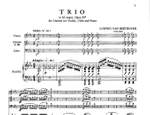 Beethoven, L v: Trio Eb Maj Op38 Clar Vc Pft Product Image
