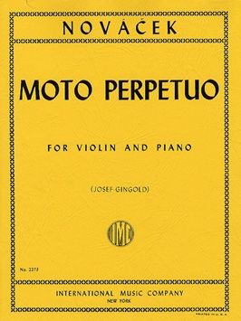 Novacek, O: Moto Perpetuo D minor