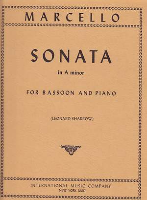Marcello, B: Sonata in A minor