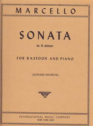 Marcello, B: Sonata in A minor A minor