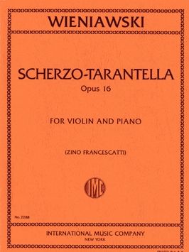 Wieniawski, H: Scherzo-Tarantella op.16