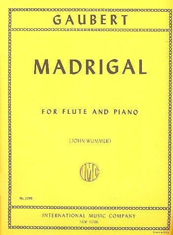Gaubert, P: Madrigal