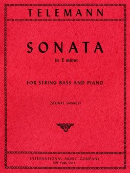 Telemann: Sonata E Min Kb Pft