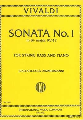 Vivaldi, A: Sonata No. 1 in Bb Major, RV47