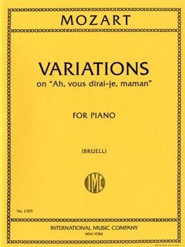 Mozart, W A: Variations on Ah, vous dirae-je, maman