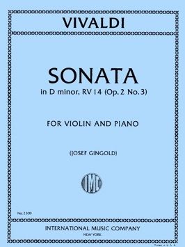 Vivaldi: Violin Sonata D minor op.2/3 RV14