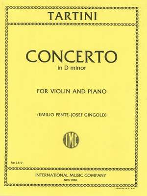 Tartini, G: Concerto in D minor
