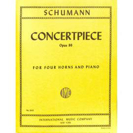 Schumann, R: Konzertstück Op86 4hn Pft