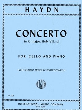 Haydn, J: Concerto Cmaj Vc Pft.red