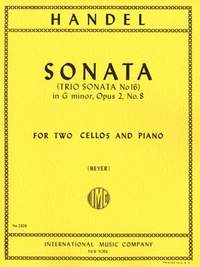 Handel, G F: Sonata Gmin Op2/8 2vc Pft