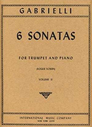 Gabrielle: Six Sonatas Op11/II Trp(c) Pft