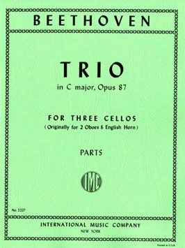 Beethoven, L v: Trio in C major op. 87
