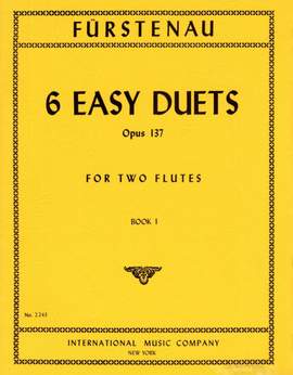 Fuerstenau, A B: Six Easy Duets Vol. 1 op. 137 Vol. 1