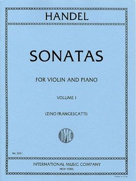 Handel, G F: Sonatas Vol. 1