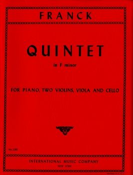 Franck: Quintet Fmin 2vln Vla Vc Pft