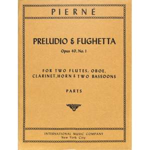 Pierné, G: Prelude + Fughetta op. 40/1 op. 40/1
