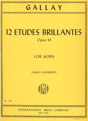 Gallay, J F: 12 Etudes Brillantes op. 43