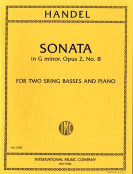 Handel, G F: Sonata Gmin Op2/8 2kb Pft