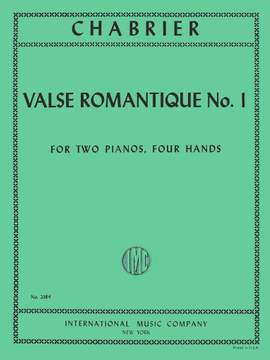 Chabrier, E: Valse Romantique No.1