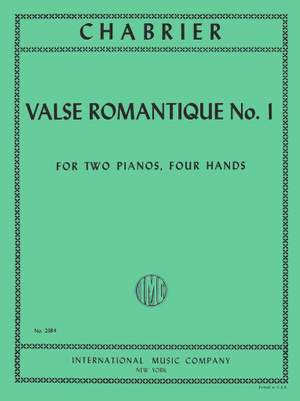 Chabrier, E: Valse Romantique No.1