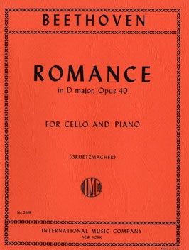 Beethoven, L v: Romance No.1 Gmaj Op40 Vc Pft
