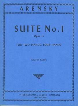 Arensky, A S: Suite op.15