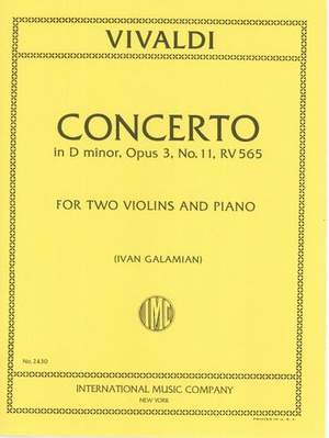 Vivaldi: Concerto D minor op.3/11 RV565