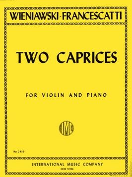 Wieniawski, H: Two Etudes-Caprices op.18/4 & 5