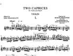 Wieniawski, H: Two Etudes-Caprices op.18/4 & 5 Product Image