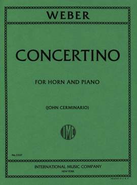 Weber, C M v: Concertino E flat minor op. 45