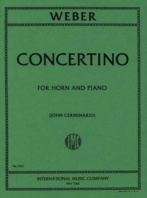 Weber, C M v: Concertino E flat minor op. 45