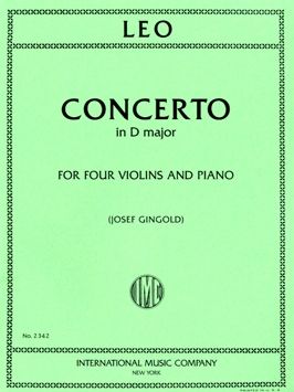 Leo, L O S d: Concerto D major D major