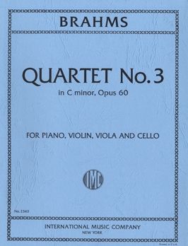 Brahms, J: Quartet No. 3 in C minor op. 60